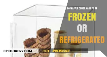 Waffle Cone Storage: Frozen, Refrigerated, or Room Temperature?