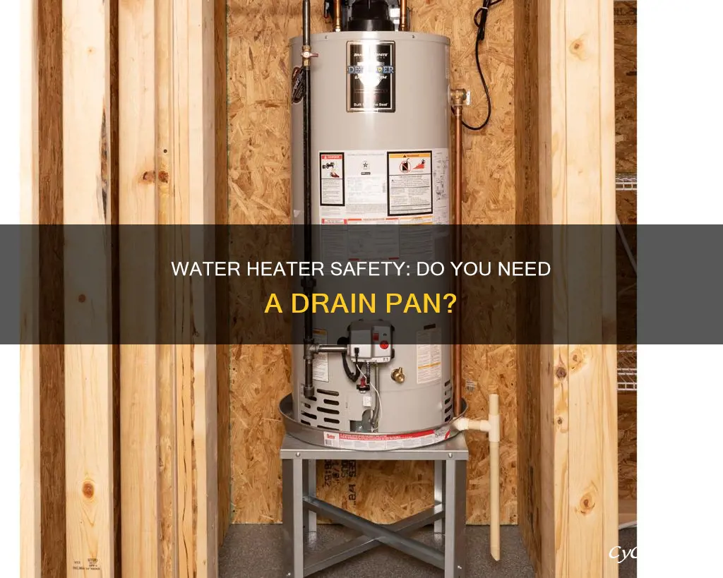 do water heaters beed to have deain pans