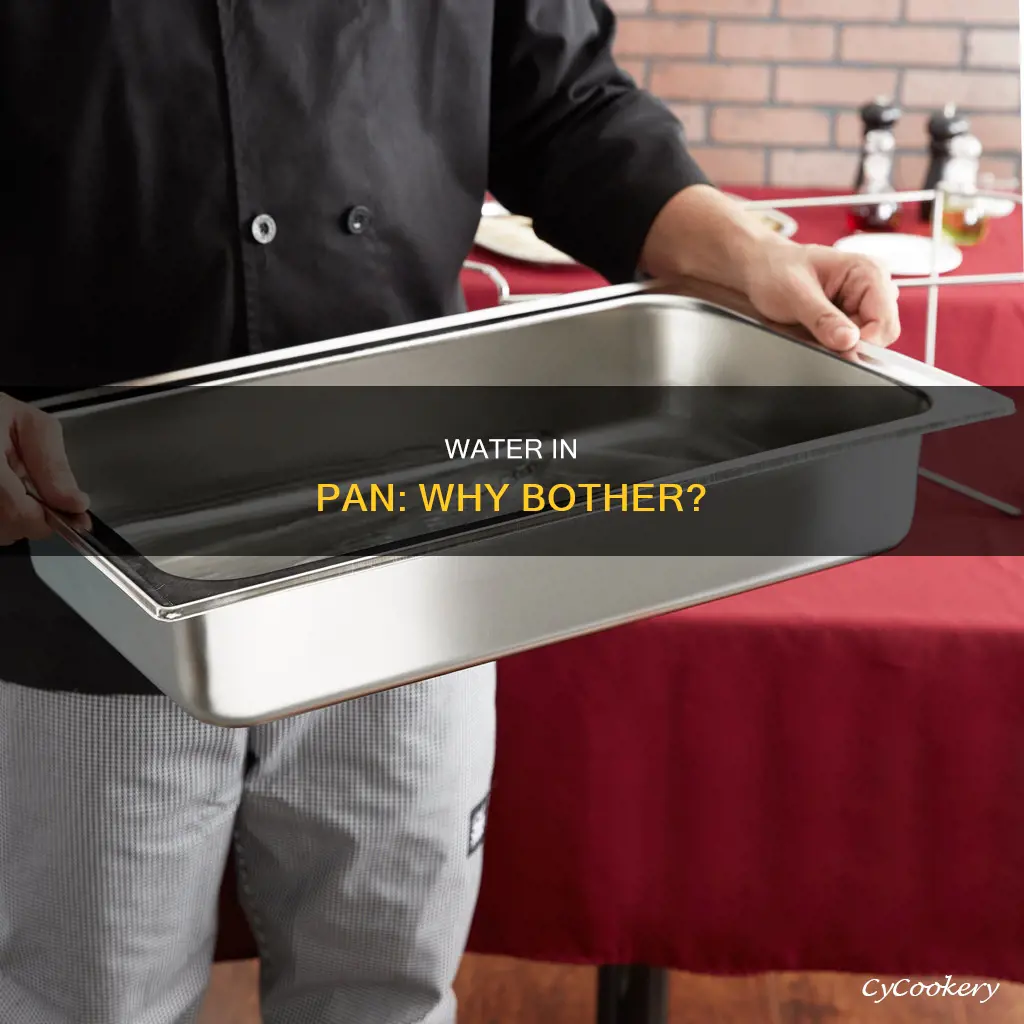 do we need to put water in pan