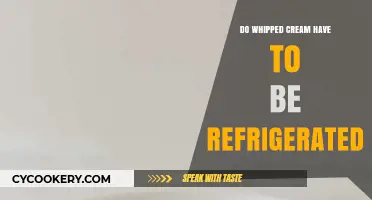 Does Whipped Cream Need Refrigeration? Storage Tips and Safety Guide