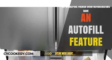 Whirlpool French Door Refrigerators: Autofill Feature Availability Explained