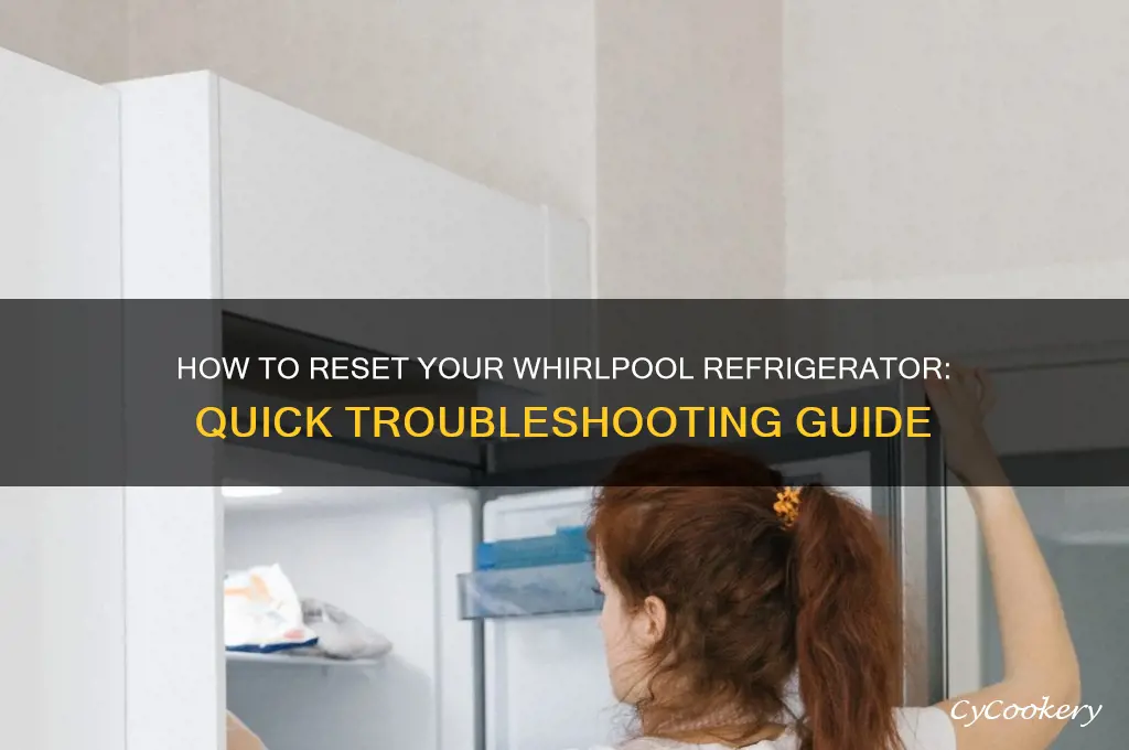 do whirlpool refrigerators have a reset button