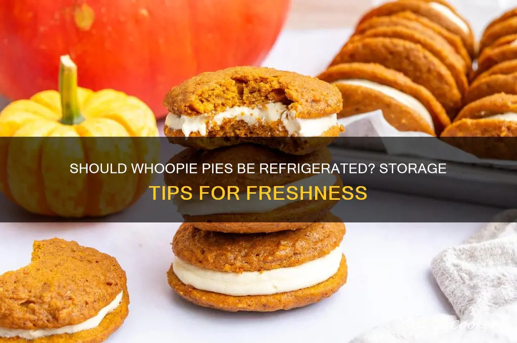 do whoopie pies have to be refrigerated