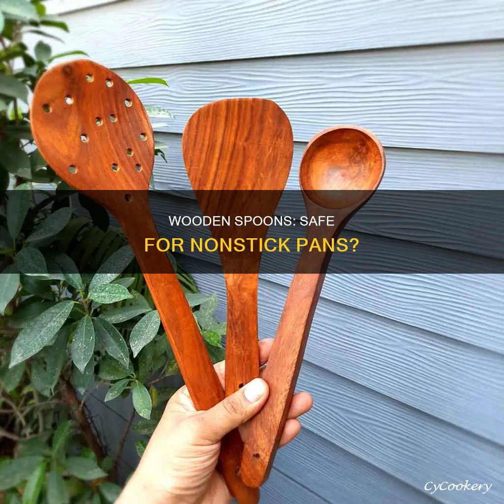 do wooden spoons scratch nonstick pans