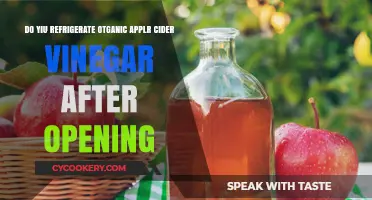 Should You Refrigerate Organic Apple Cider Vinegar After Opening?