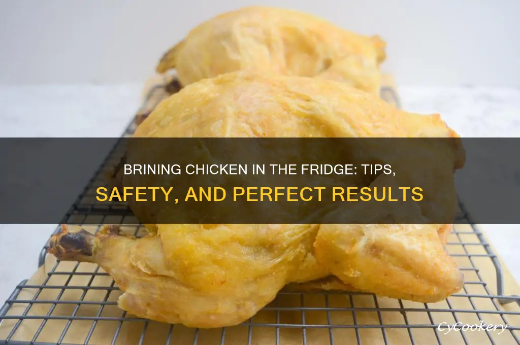do you brine chicken in the refrigerator