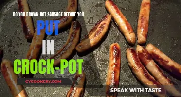 To Brown or Not to Brown: Unraveling the Mystery of Crock-Pot Sausage