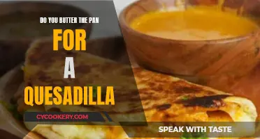 Butter the Pan for a Quesadilla? Yes or No?