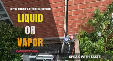 Liquid or Vapor: The Right Way to Charge a Refrigerator