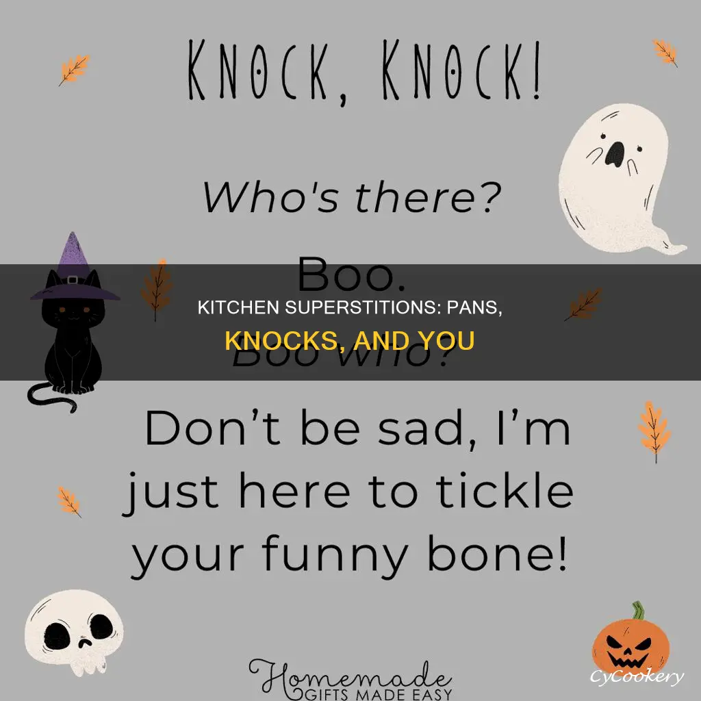 do you check the pan if you hear a knock