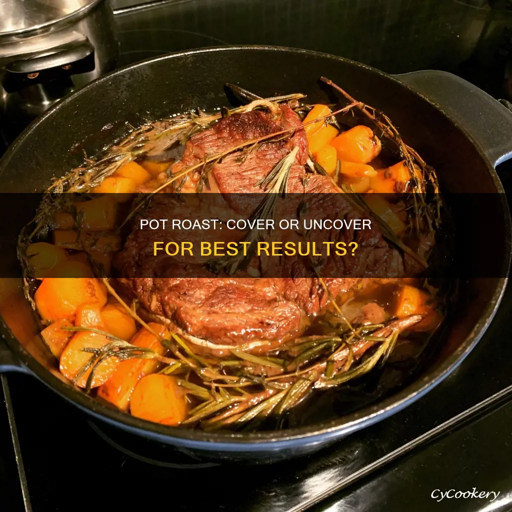 do you cook a pot roast covered or uncovered