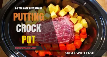 Beef: To Cook or Not Before Crock Pot?