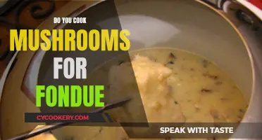 How to Prepare Mushrooms for a Fondue Feast