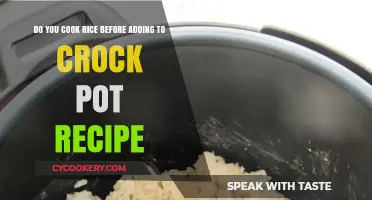 Cooking Rice: Crock-Pot Recipes and Rice Preparation
