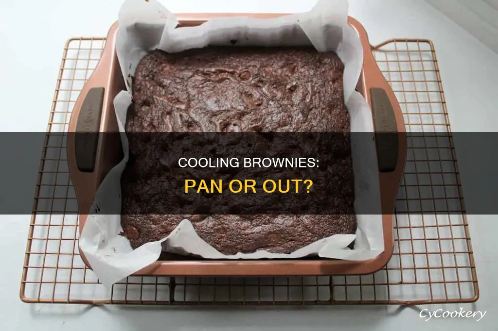 do you cool brownies in the pan