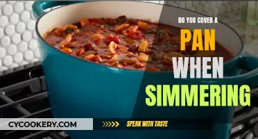 Covering Pans While Simmering: When and Why?