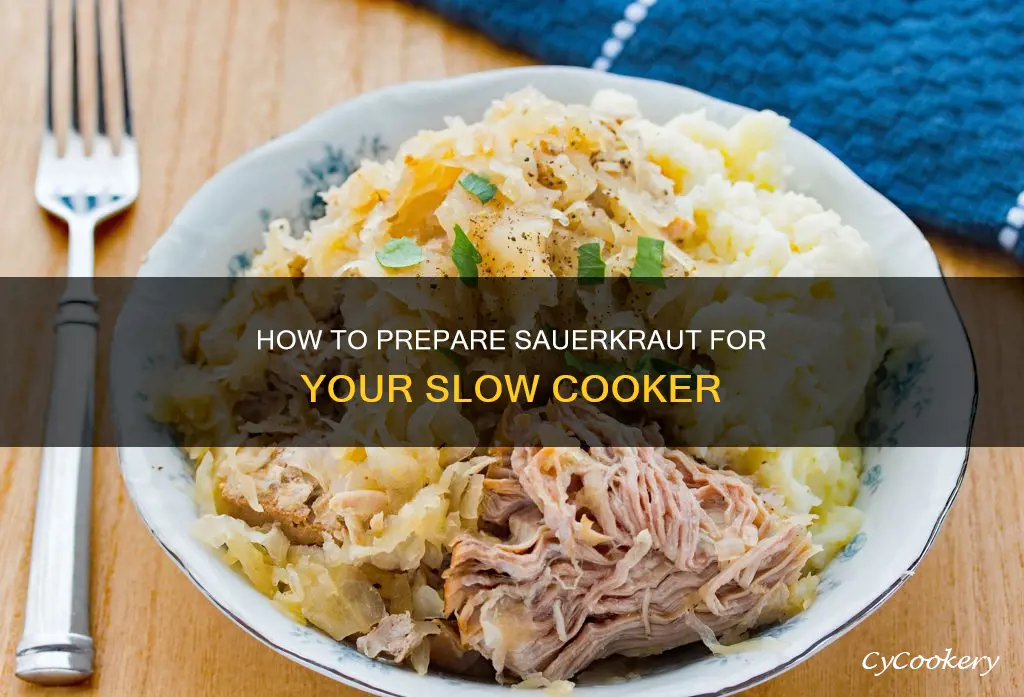 do you drain sauerkraut before cooking in crock pot