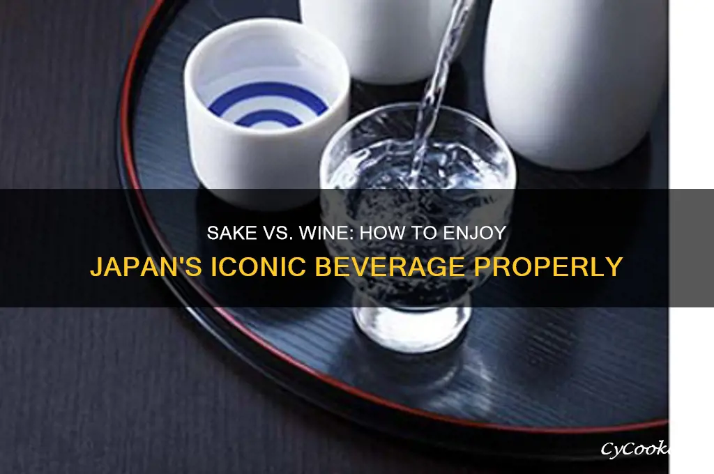 do you drink sake like wine