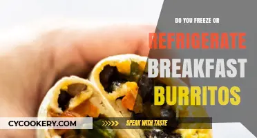 Freeze or Refrigerate: The Best Way to Store Breakfast Burritos