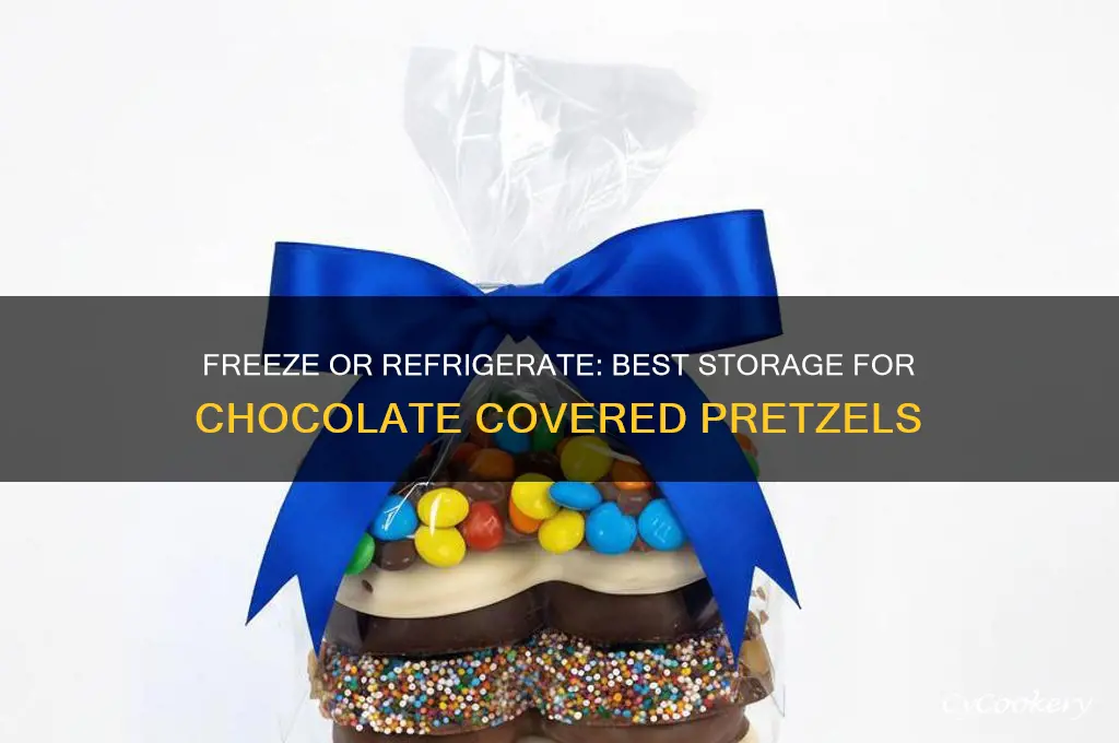 do you freeze or refrigerate chocolate covered pretzels