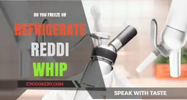 Freeze or Refrigerate Reddi Whip: The Ultimate Storage Guide