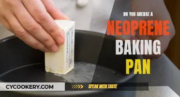 Neoprene Baking Pan: Grease or Not?