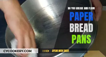 Greasing and Flouring Paper Bread Pans