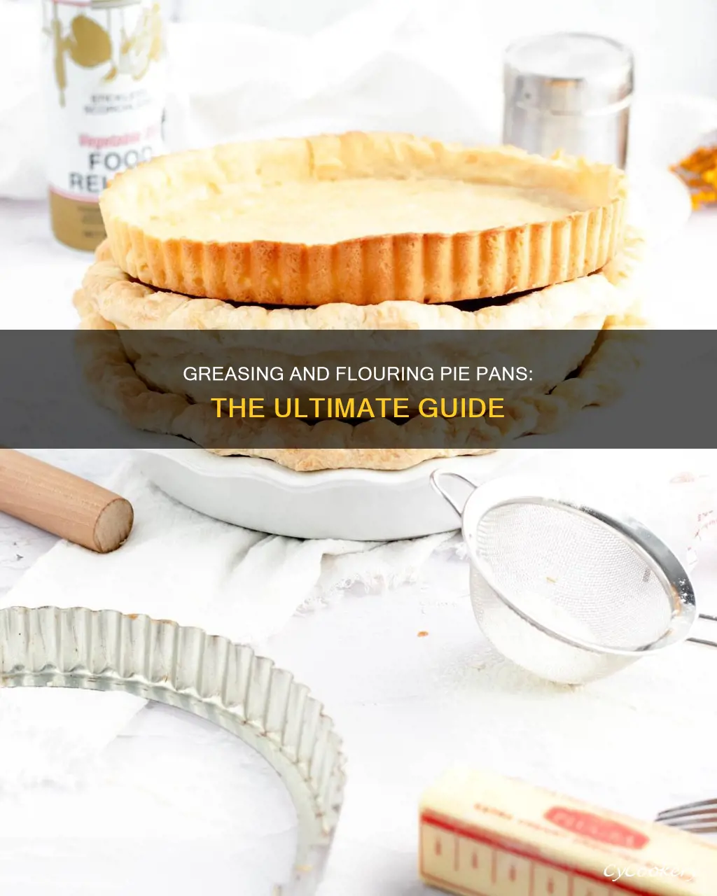 do you grease and flour pie pan