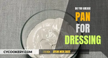 Greasing the Pan: A Key Step for Perfect Dressing