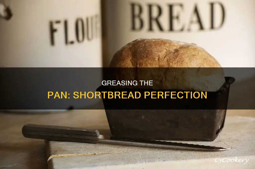 do you grease pan for shortbread