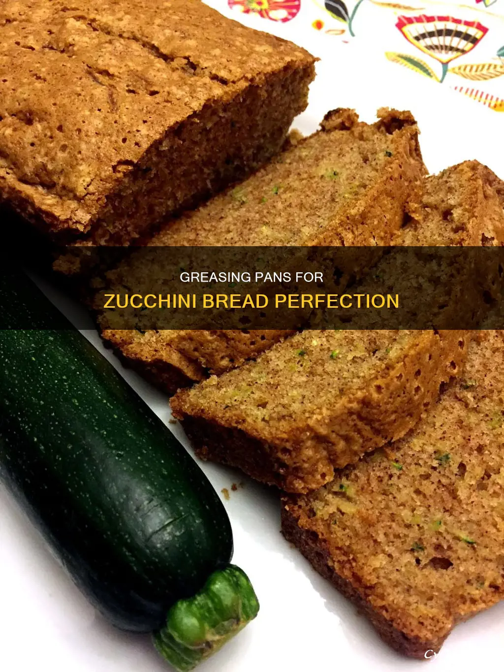 do you grease pans for zucchini bread