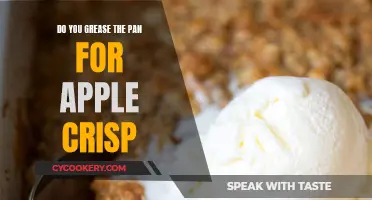 Apple Crisp: Grease or No Grease?