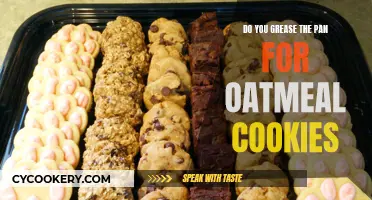 Greasing the Pan: Oatmeal Cookies