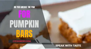 Greasing the Pan: Pumpkin Bars