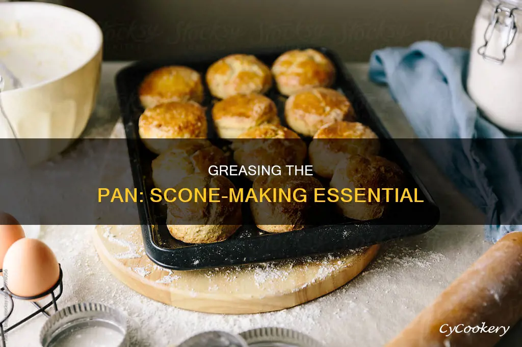 do you grease the pan when making scones