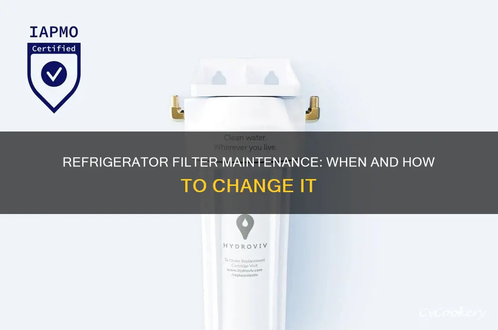do you have to change filter in refrigerator