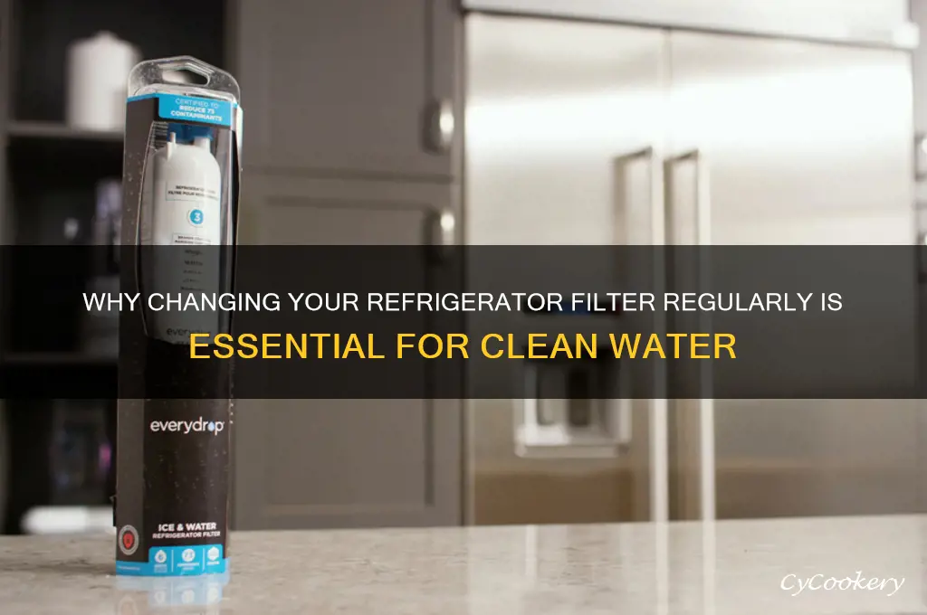 do you have to change refrigerator filter