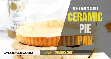 Ceramic Pie Pans: Grease or No Grease?