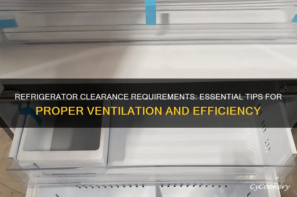 do you have to have clearance around refrigerators