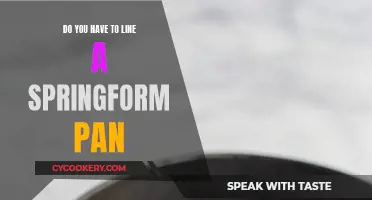 Springform Pans: To Line or Not to Line?