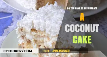 Should Coconut Cake Be Refrigerated? Storage Tips for Freshness