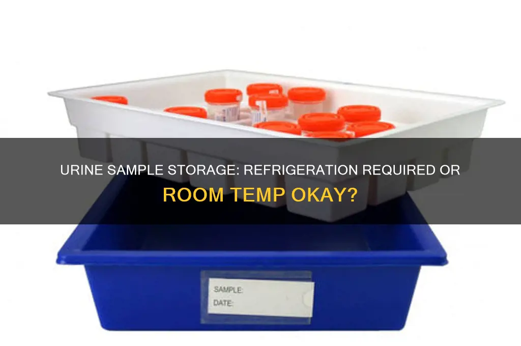 do you have to refrigerate a urine sample