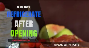 Refrigerate After Opening: Essential Tips for Food Safety and Freshness