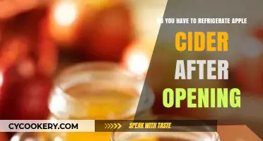 Should You Refrigerate Apple Cider After Opening? Tips and Best Practices