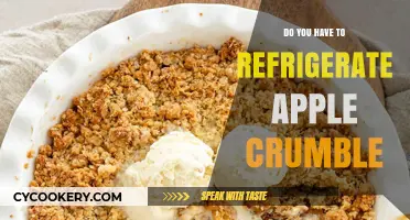 Should Apple Crumble Be Refrigerated? Storage Tips for Freshness