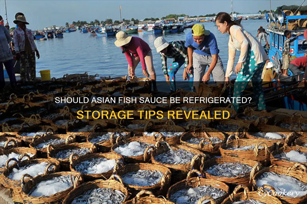 do you have to refrigerate asian fish sauce