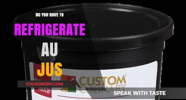 Should Au Jus Be Refrigerated? Storage Tips for Perfect Flavor