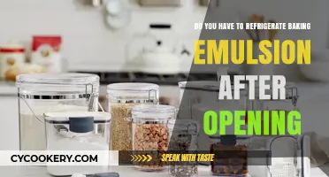 Refrigerating Baking Emulsion: Post-Opening Storage Tips for Freshness