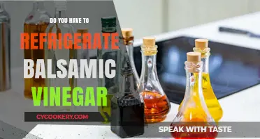 Should Balsamic Vinegar Be Refrigerated? Storage Tips for Freshness