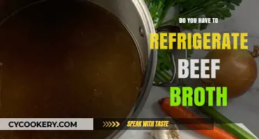 Should Beef Broth Be Refrigerated? Storage Tips for Freshness